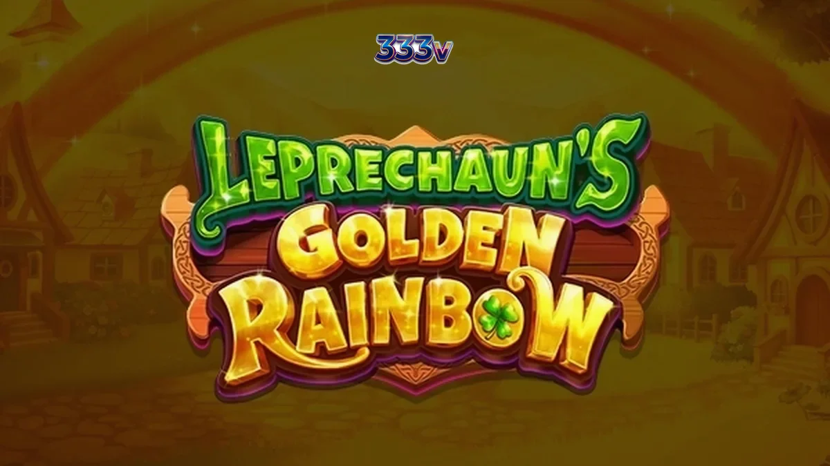 Tampilan visual slot Leprechaun's Golden Rainbow dengan tema keberuntungan Irlandia.